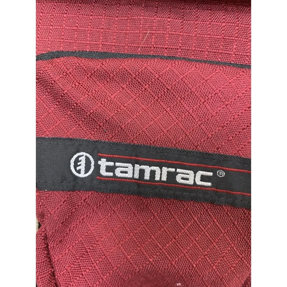 Tamrac Red‎ Padded Camera Bag DSLR Mirrorless Lens Travel Carry Case Vintage 8x7